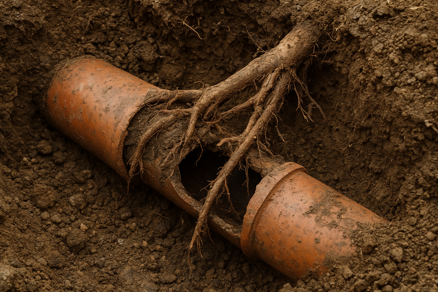 Why Sacramento's Clay Soil and Tree Roots Wreck Sewer Lines