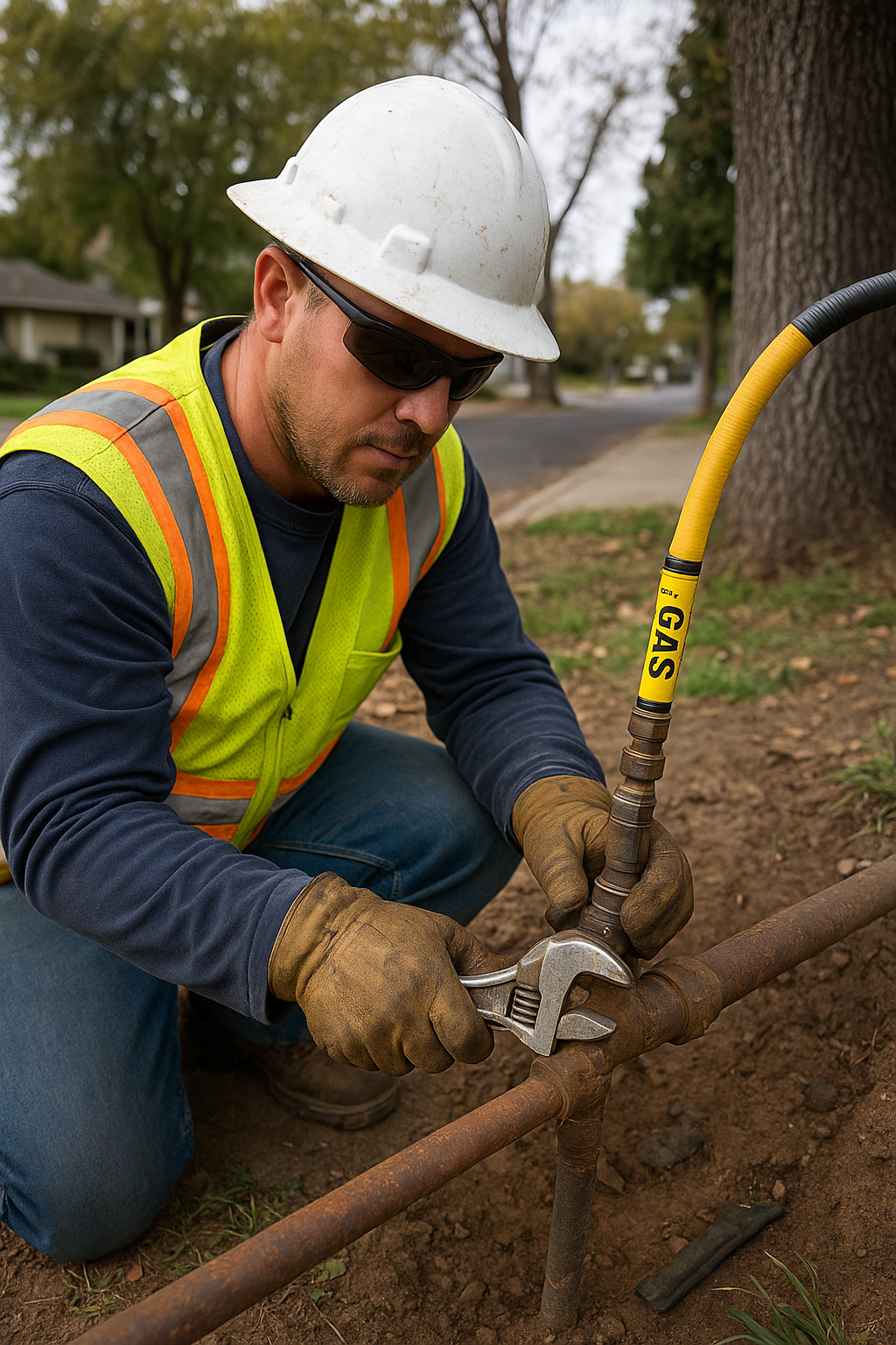 Gas Line Repair in Sacramento